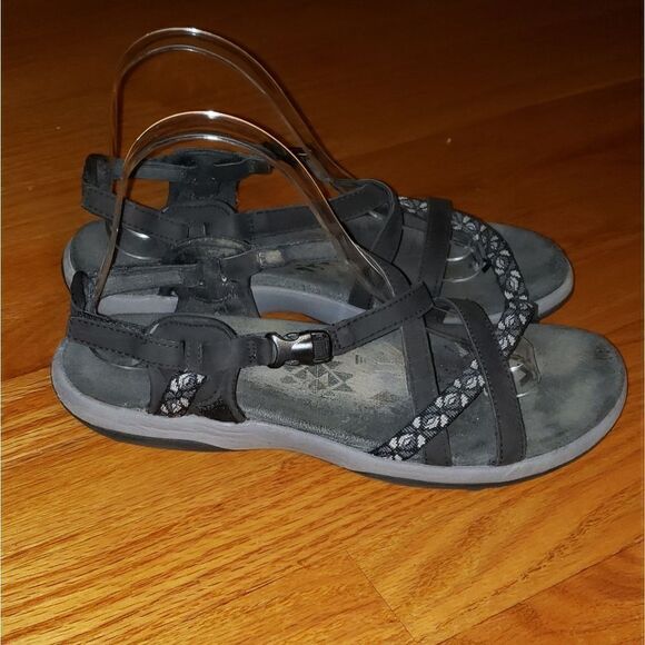 Skechers Black Slingback Sandals - Picture 1 of 7